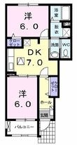 ペアセロベDの間取図