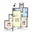 呉市広横路3丁目の間取図