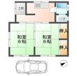 杉並貸家の間取図