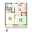 第二フラワーハイツの間取図