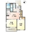 倉敷市上東の間取図