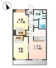 府中市中須町の間取図