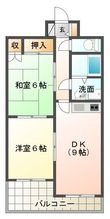 写真：エーデルハイムK4階の間取図