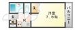 宇治市伊勢田町大谷の間取図