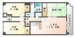 フレックス戸ノ内の間取図