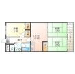 宇治市莵道門前の間取図