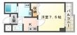 宇治市五ケ庄寺界道の間取図