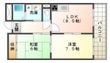 宇治市五ケ庄一番割の間取図