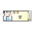 宇治市五ケ庄寺界道の間取図