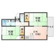 宇治市五ケ庄日皆田の間取図