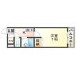 城陽市枇杷庄大三戸の間取図