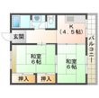 宇治市宇治蛇塚の間取図