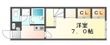 レオパレスルイーズ坂出の間取図