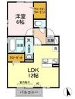 グランフェルティ B棟の間取図