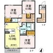 綾歌郡宇多津町長縄手の間取図