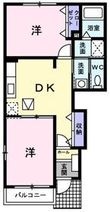 ヴィラージュⅣの間取図