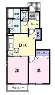 ブリリアント アップルBの間取図