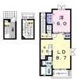 プランタン ソレイユの間取図