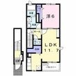 ルーベル太田Bの間取図