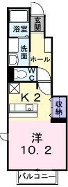 モンブランBの間取図