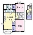 ララ・メゾンBの間取図