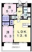 ディアコート 木太の間取図