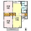 レジデンス一本松 Bの間取図