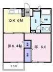 エルディム フジ Cの間取図