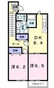 コスモハイツ Cの間取図