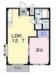 ミューズ松本Ⅰの間取図