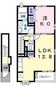 ワイズKMⅡの間取図