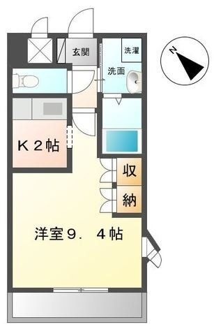 拡大写真:高松市三谷町 1階101の間取り