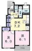 サンライズガーデンAの間取図