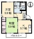 高松市林町の間取図