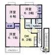丸亀市土器町東8丁目の間取図