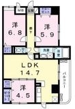 高松市木太町の間取図
