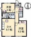 シャーメゾンONO B棟の間取図