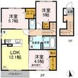 高松市林町の間取図