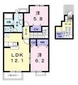 高松市西山崎町の間取図