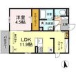 高松市上天神町の間取図