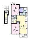 坂出市谷町2丁目の間取図