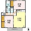 木田郡三木町大字田中の間取図