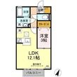 丸亀市津森町の間取図