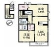 丸亀市郡家町の間取図