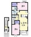 善通寺市中村町の間取図