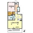フェリスコート Bの間取図