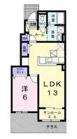 高松市三条町の間取図
