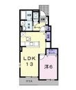 高松市成合町の間取図