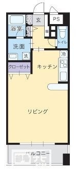 拡大写真:なかよしマンション林町 2階203の間取り