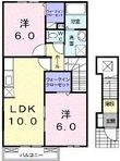 高松市牟礼町原の間取図